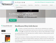 Tablet Screenshot of painchiropractor.com